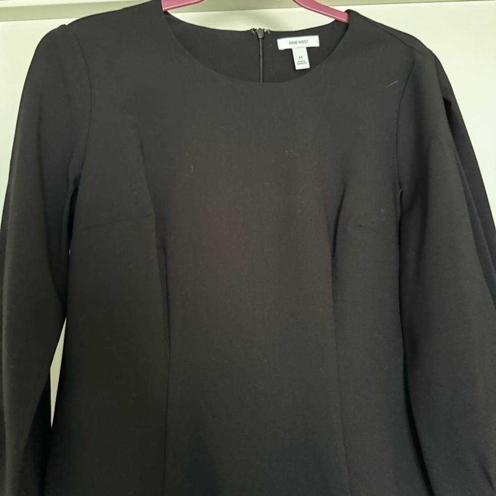 Nine West Volume Sleeve Shift Dress - Picture 3 of 7